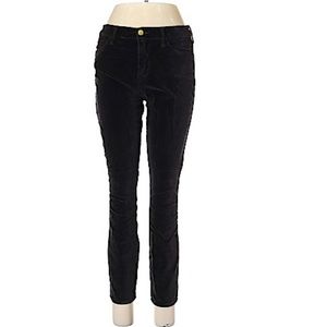 Frame Denim Jeans Charcoal Soft Fuzzy Textured